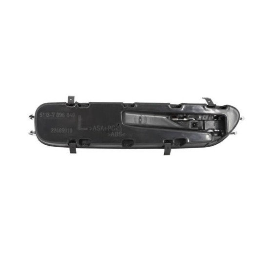 Πλαινές Γρίλιες Φτερών Για Bmw 5 E60 03-10 M5 Look Μαύρο / Χρώμιο 2 Τεμάχια