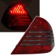 Πισινά Φανάρια Set Για Mercedes-Benz C-Class W203 00-04 Led Κόκκινο/Φιμέ Eagle Eyes