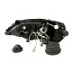 Μπροστινά Φανάρια Set Για Opel Astra G 97-04 DRL Μαύρα H7/H7 Depo