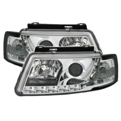 Μπροστινά Φανάρια Set Για Vw Passat 3B 96-00 DRL Χρωμίου H1/H1 Sonar Μπροστινά Φανάρια Set Για Vw Passat 3B 96-00 DRL Χρωμίου H1/H1 Sonar
