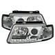 Μπροστινά Φανάρια Set Για Vw Passat 3B 96-00 DRL Χρωμίου H1/H1 Sonar