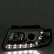 Μπροστινά Φανάρια Set Για Vw Passat 3B 96-00 DRL Χρωμίου H1/H1 Sonar
