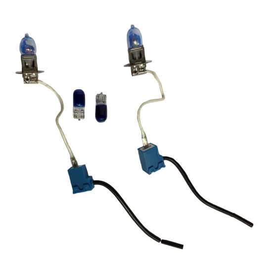 Λάμπες Αλογόνου H3 12V 55w HOD Laser Blue 2 Τεμάχια