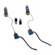 Λάμπες Αλογόνου H3 12V 55w HOD Laser Blue 2 Τεμάχια