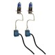 Λάμπες Αλογόνου H3 12V 55w HOD Laser Blue 2 Τεμάχια