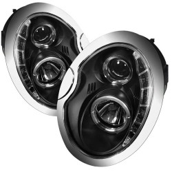 Μπροστινά Φανάρια Set Για Mini Cooper (R50/52/53) 01-06 DRL Μαύρα H1/H1 Με Μοτέρ Sonarr Μπροστινά Φανάρια Set Για Mini Cooper (R50/52/53) 01-06 DRL Μαύρα H1/H1 Με Μοτέρ Sonarr