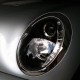 Μπροστινά Φανάρια Set Για Mini Cooper (R50/52/53) 01-06 DRL Μαύρα H1/H1 Με Μοτέρ Sonarr