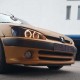 Μπροστινά Φανάρια Set Για Peugeot 106 96-99 Angel Eyes Μαύρα H7/H7 Depo