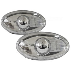 Πλαϊνά Φλας Φτερού Για Peugeot 107 / 1007 / 206 / 307 / 407 / 4007 / 607 / Partner / Citroen C2 / C3 / Xsara / Toyota Aygo Chrome 2 Τεμάχια Πλαϊνά Φλας Φτερού Για Peugeot 107 / 1007 / 206 / 307 / 407 / 4007 / 607 / Partner / Citroen C2 / C3 / Xsara / Toyota Aygo Chrome 2 Τεμάχια