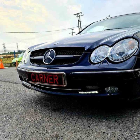 Μπροστινά Φανάρια Set Για Mercedes-Benz CLK W209 03-10 Projectors Χρωμίου H7/H1 Με Ρυθμιστή Αέρος Sonar