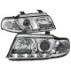 Μπροστινά Φανάρια Set Για Audi A4 B5 99-00 DRL Χρωμίου H1/H1 Sonar