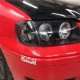 Μπροστινά Φανάρια Set Για Vw Polo 6N2 99-01 Angel Eyes Μαύρα H7/H7 Depo