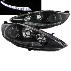 Μπροστινά Φανάρια Set Για Ford Fiesta 08-12 DRL Μαύρα H7/H1 Με Μοτέρ Sonar Μπροστινά Φανάρια Set Για Ford Fiesta 08-12 DRL Μαύρα H7/H1 Με Μοτέρ Sonar