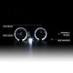 Μπροστινά Φανάρια Set Για Bmw 3 E36 90-99 Coupe / Cabrio Angel Eyes & Led Μαύρα H1/H1 Sonar