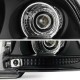 Μπροστινά Φανάρια Set Για Bmw 3 E36 90-99 Coupe / Cabrio Angel Eyes & Led Μαύρα H1/H1 Sonar