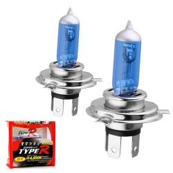 Λάμπες Αλογόνου H4 12V 60/55w Galaxy White Type-R 2 Τεμάχια