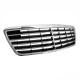 Μάσκα Για Mercedes-Benz E-Class W210 99-02 Avantgarde Χρώμιο/Μαύρο 1 Τεμάχιο