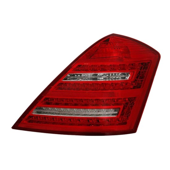 Πισινά Φανάρια Set Για Mercedes-Benz S-Class W221 05-09 Led Κόκκινο/Crystal Depo