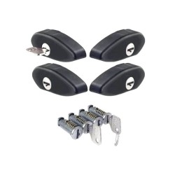 Κλειδαριές Για Μπάρες Οροφής CRUZ Airo 932-047 Σετ 4 Τεμάχια Με 2 Κλειδιά Κλειδαριές Για Μπάρες Οροφής CRUZ Airo 932-047 Σετ 4 Τεμάχια Με 2 Κλειδιά