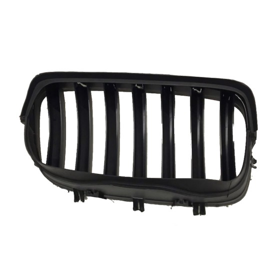 Καρδιές Μάσκας Για Bmw X5 E70 07-13 / X6 E71 08-14 Μαύρο Ματ 2 Τεμάχια