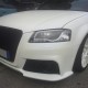 Μπροστινά Φανάρια Set Για Audi A3 8P 08-12 TRU DRL & Led Tube Μαύρα H7/H1 Sonar
