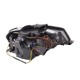 Μπροστινά Φανάρια Set Για Audi A3 8P 08-12 TRU DRL & Led Tube Μαύρα H7/H1 Sonar