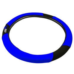 Κάλυμμα Τιμονιού Αυτοκινήτου Ύφασμα Type R Μαύρο-Μπλε Medium 38cm Κάλυμμα Τιμονιού Αυτοκινήτου Ύφασμα Type R Μαύρο-Μπλε Medium 38cm