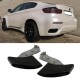 Μπούκες Εξάτμισης Μαύρες Για Bmw X6 E71 08-14 V8 Design 2 Τεμάχια