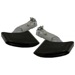 Μπούκες Εξάτμισης Μαύρες Για Bmw X6 E71 08-14 V8 Design 2 Τεμάχια Μπούκες Εξάτμισης Μαύρες Για Bmw X6 E71 08-14 V8 Design 2 Τεμάχια