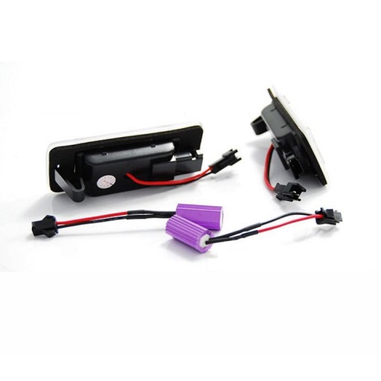 Led Φαναράκια Πινακίδας Για Opel Astra J Caravan 2010- / Opel Zafira C  2012- Canbus Ζευγάρι 2 Τεμάχια