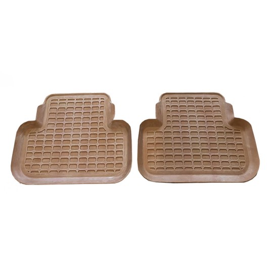 Πατάκια Σκαφάκια 3D Από Λάστιχο Για Audi A4 B8 08-15/ A4 B9 16+/ A5 5D 07-15 "Star Diamond" 4 Τεμάχια Μπεζ