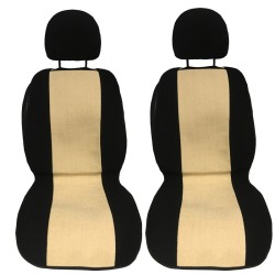 Πλατοκαθίσματα Μπροστινά Πετσέτα Super Fresh Μαύρο-Μπεζ 2 Τεμάχια Πλατοκαθίσματα Μπροστινά Πετσέτα Super Fresh Μαύρο-Μπεζ 2 Τεμάχια