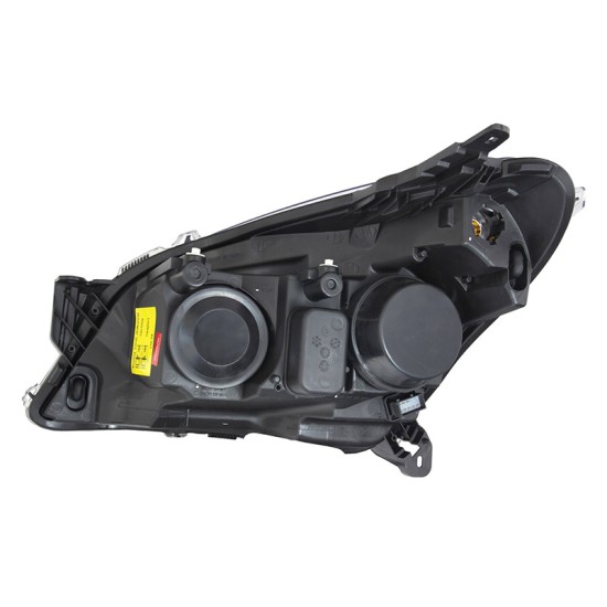 Μπροστινά Φανάρια Set Για Opel Astra H 04-09 Angel Eyes Χρωμίου H7/H7 Με Μοτέρ Depo