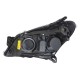 Μπροστινά Φανάρια Set Για Opel Astra H 04-09 Angel Eyes Χρωμίου H7/H7 Με Μοτέρ Depo