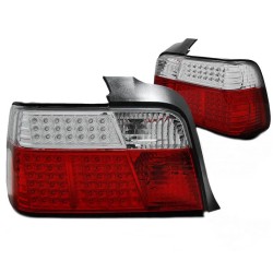 Πισινά Φανάρια Set Για Bmw 3 E36 Sedan 90-99 Led Κόκκινο/Crystal Depo Πισινά Φανάρια Set Για Bmw 3 E36 Sedan 90-99 Led Κόκκινο/Crystal Depo