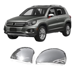 Καπάκια Καθρεφτών Για VW Tiguan 07-11, Sharan 11+, Seat Alhambra 10+, Skoda Yeti 09-17 Χρωμίου 2 Τεμάχια