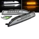 Μπροστινά Φλας Για Vw Scirroco 08-14 Led Tube & DRL Χρώμιο 2 Τεμάχια Reliable Auto Parts