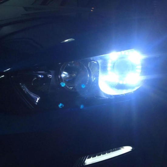 Μπροστινά Φλας Για Vw Scirroco 08-14 Led Tube & DRL Χρώμιο 2 Τεμάχια Reliable Auto Parts