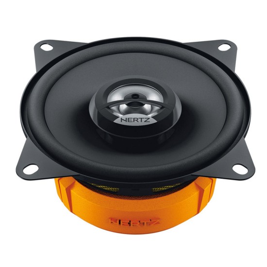 Ηχεία Αυτοκινήτου Hertz Dieci DCX 100.3 4" 100 mm 30W RMS 2 Δρόμων Ζευγάρι 2 Τεμάχια