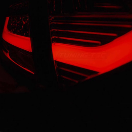 Πισινά Φανάρια Set Για Audi A5 8T 07-11 Led Bar Κόκκινο/Φιμέ Sonar