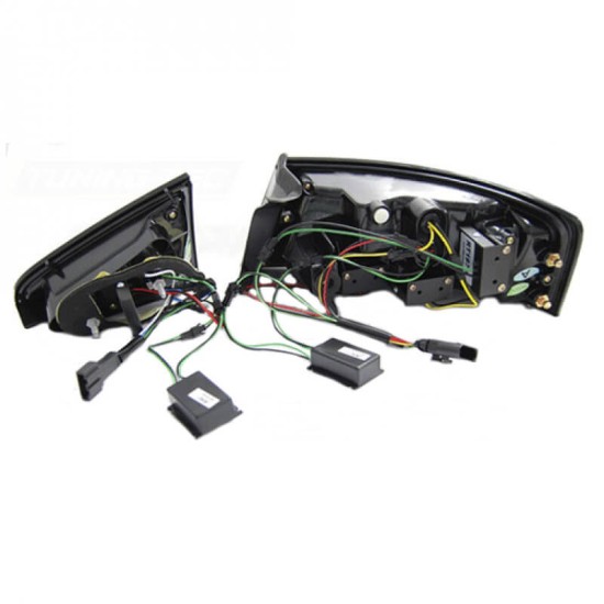 Πισινά Φανάρια Set Για Audi A5 8T 07-11 Led Bar Κόκκινο/Φιμέ Sonar