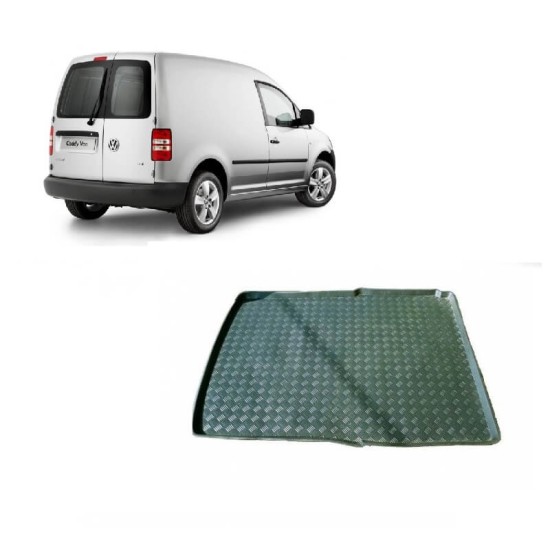 Πατάκι Καρότσας Για VW Caddy 04-20 Με 2 Θέσεις Κοντό Μαύρο