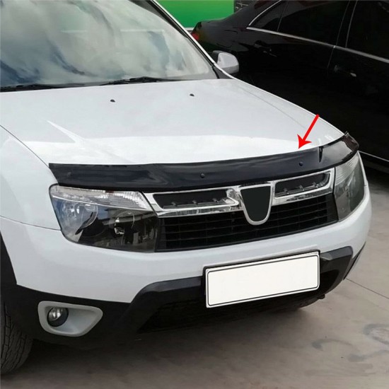 Ανεμοθραύστης / Αντιανεμικό Καπό Για Dacia Duster 2010-2017 Μαύρο Χρώμα