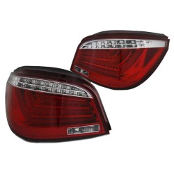Πισινά Φανάρια Set Για Bmw 5 E60 03-07 Led Bar Κόκκινο/Crystal JunYan Πισινά Φανάρια Set Για Bmw 5 E60 03-07 Led Bar Κόκκινο/Crystal JunYan