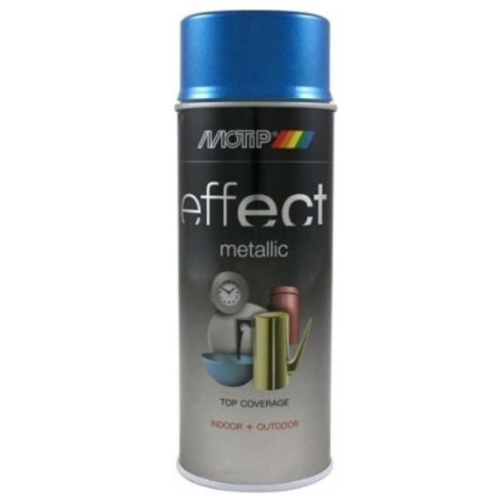 Σπρέι Βαφής Μπλε  Με Μεταλλικό Εφέ Motip Effect 302509  400ml