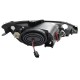 Μπροστινά Φανάρια Set Για Peugeot 206 02-07 ccfl Angel Eyes Μαύρα H1/H1 Sonar