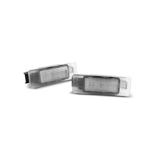 Led Φαναράκια Πινακίδας Για Peugeot 106,1007,207,3008,307, 308,406,407,508,4008,5008 / Citroen C2,C3,C4,C5,C6,DS3 2 Τεμάχια