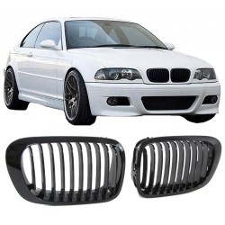 Καρδιές Μάσκας Για Bmw 3 E46 99-03 Coupe/Cabrio Μαύρο Γυαλιστερό 2 Τεμάχια Καρδιές Μάσκας Για Bmw 3 E46 99-03 Coupe/Cabrio Μαύρο Γυαλιστερό 2 Τεμάχια