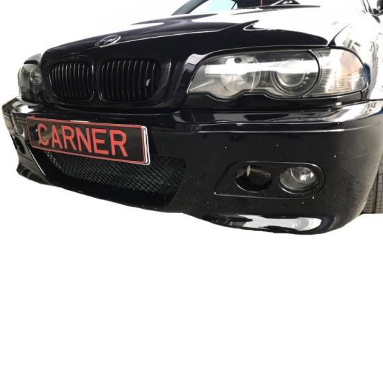 Καρδιές Μάσκας Για Bmw 3 E46 99-03 Coupe/Cabrio Μαύρο Γυαλιστερό 2 Τεμάχια