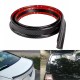 Αεροτομή Πορτ Παγκάζ Universal Lipspoiler Carbon 145x4cm Από Abs Πλαστικό (Soft)